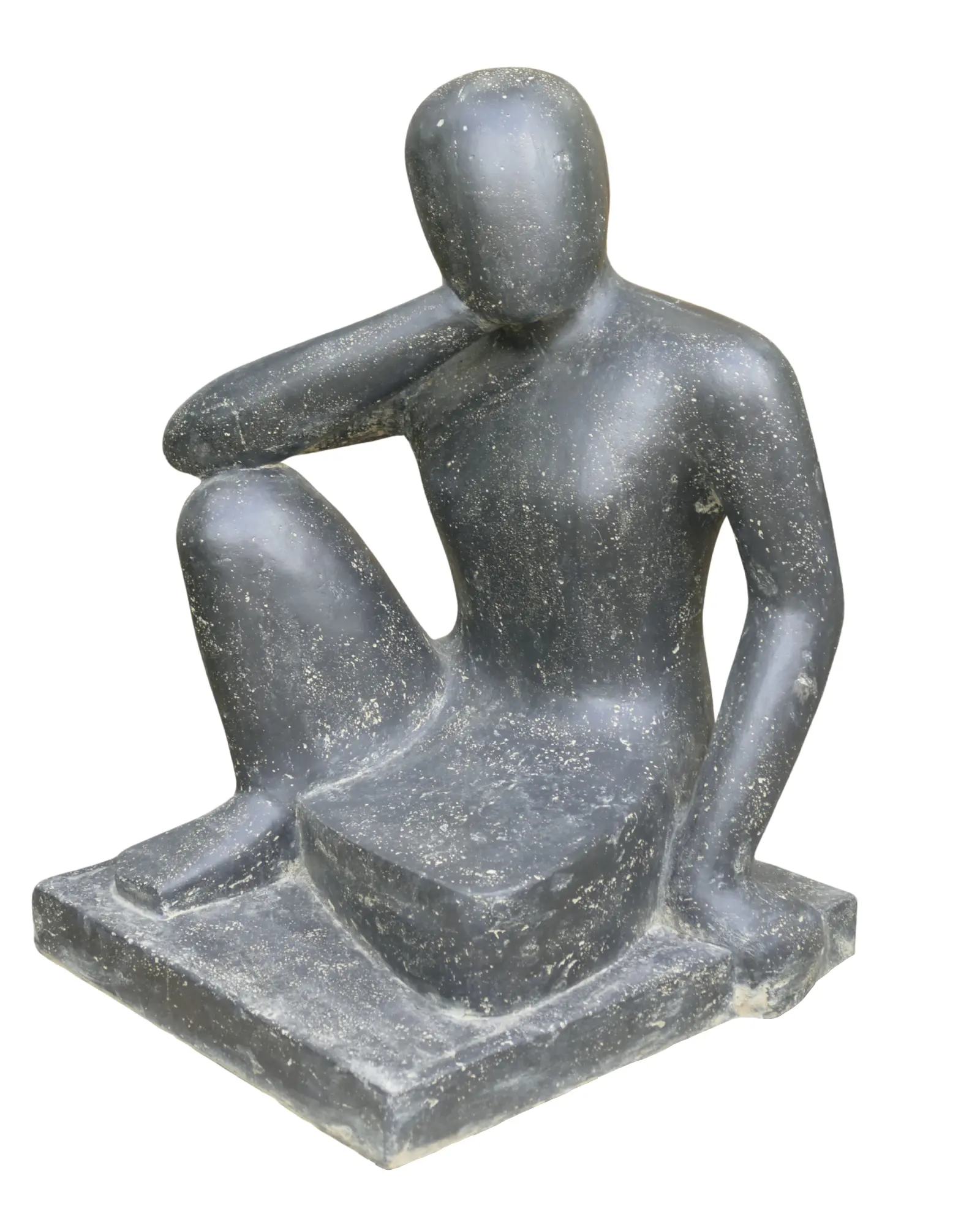  Product image 3 of the product “Sculpture of seated thinking Person, 80 cm ”